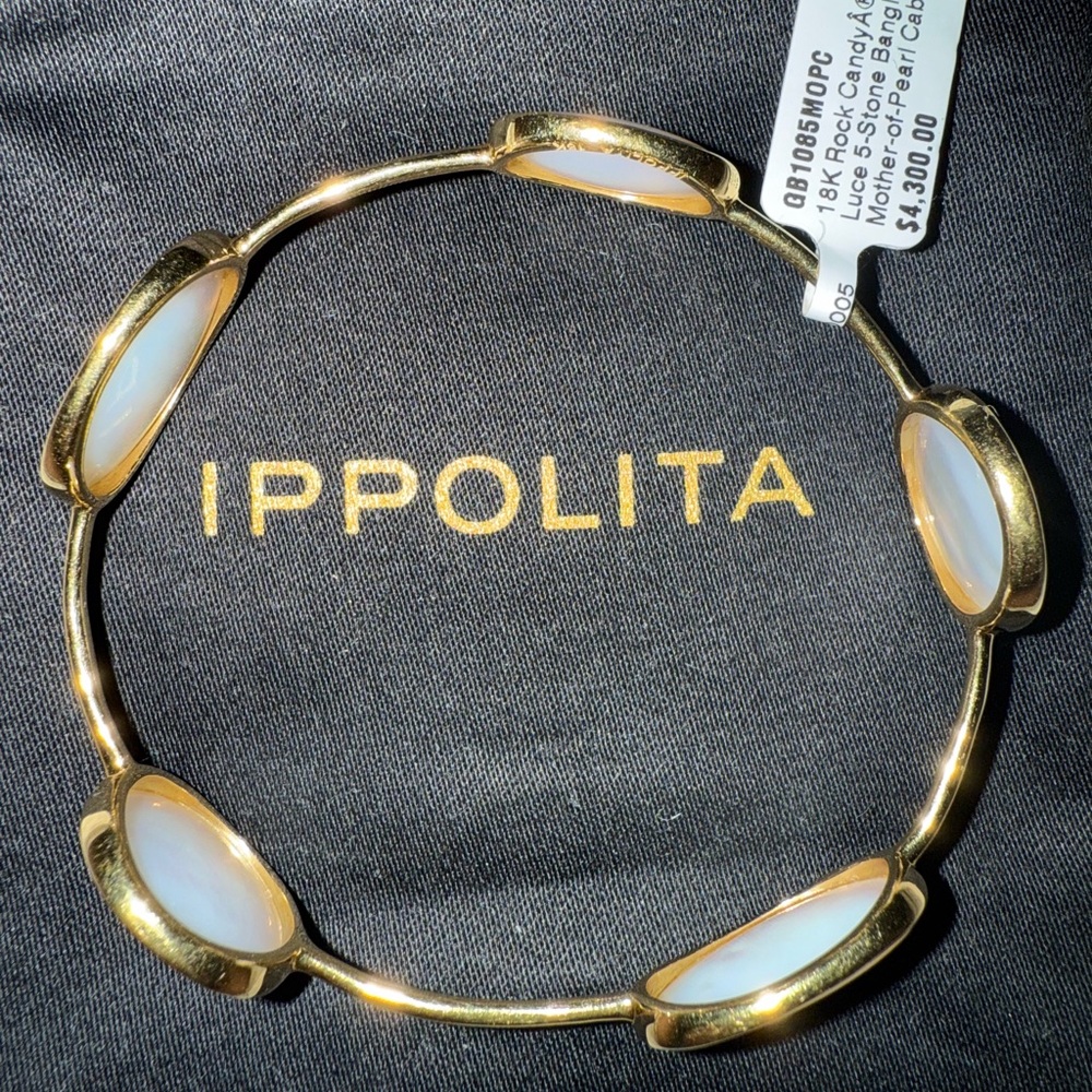 Ippolita Gold and White Iridescent Bracelet